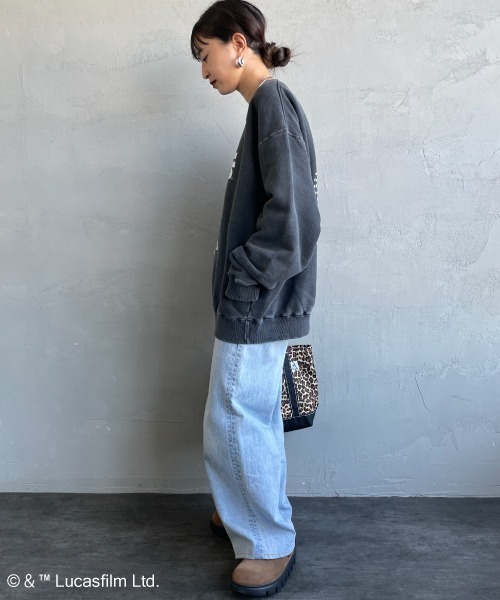 GOOD ROCK SPEED（グッドロックスピード）の「[GOOD ROCK SPEED/グッドロックスピード] 別注 / STAR WARS / R2D2 / プリントスウェット / ディズニー（スウェット・レディース・チャコールグレー・XL/L/M）」の10枚目の写真