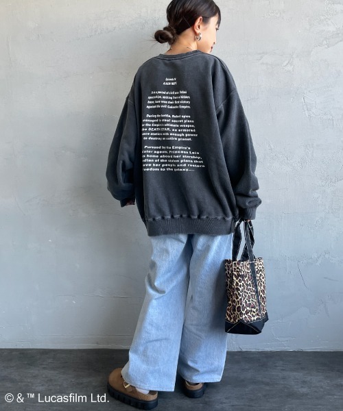 GOOD ROCK SPEED（グッドロックスピード）の「[GOOD ROCK SPEED/グッドロックスピード] 別注 / STAR WARS / R2D2 / プリントスウェット / ディズニー（スウェット・レディース・チャコールグレー・XL/L/M）」の11枚目の写真