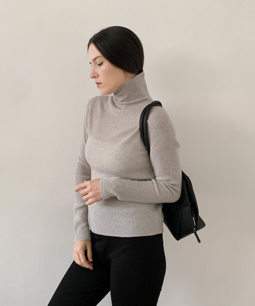 セール】DECADE CLASSIC ウール100%ホールガーメントニットプル