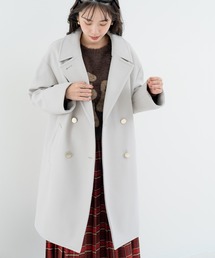 ANNA LUNA（アンナルナ）の「【ANNA LUNA】クラシカル ムード漂う ロング ピーコート（ピーコート）」