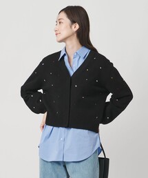 UNITED ARROWS（ユナイテッドアローズ）の「ラインストーン カーディガン（カーディガン/ボレロ・レディース）」