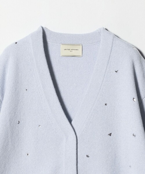 UNITED ARROWS(ユナイテッドアローズ)の「ラインストーン カーディガン(カーディガン/ボレロ・レディース・ブラック/ライトブルー/オフホワイト・FREE)」の16枚目の写真