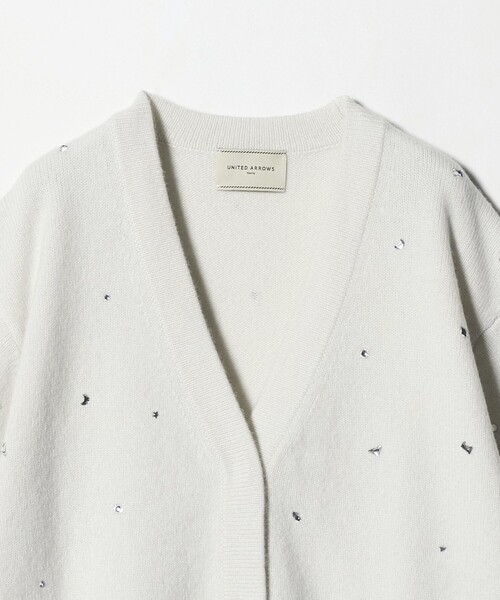UNITED ARROWS(ユナイテッドアローズ)の「ラインストーン カーディガン(カーディガン/ボレロ・レディース・ブラック/ライトブルー/オフホワイト・FREE)」の22枚目の写真