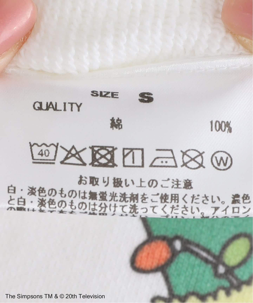GOOD ROCK SPEED(グッドロックスピード)の「GOOD ROCK SPEED / グッドロックスピード / The Simpsons(Tシャツ/カットソー・レディース・ホワイト・SMALL)」の17枚目の写真