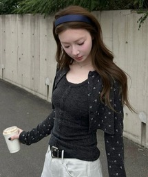 タンクトップ カーディガン」に該当するトップスファッション通販