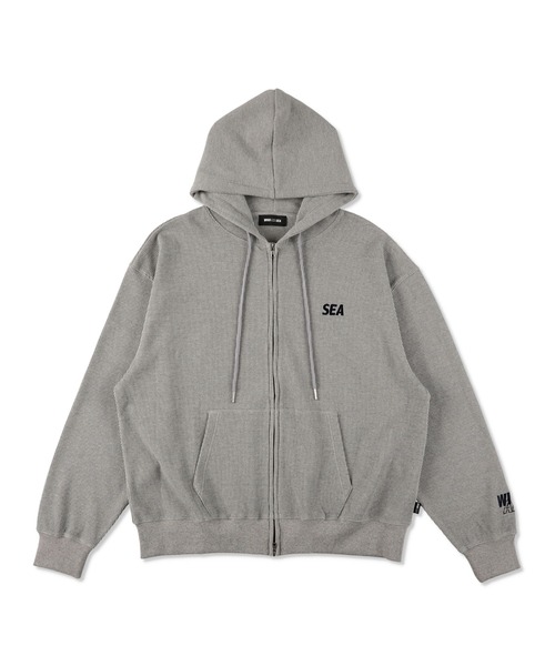 WIND AND SEA 定番パーカー Waffle Zip Up Sweatshirt（パーカー）｜WIND AND SEA（ウィン