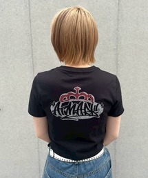 《フリーサイズ / UNISEX 》ATMARK クラウンロゴ ショートT チビT