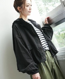 solamonat poche｜ソラモナポッシェのミリタリージャケット（コットン