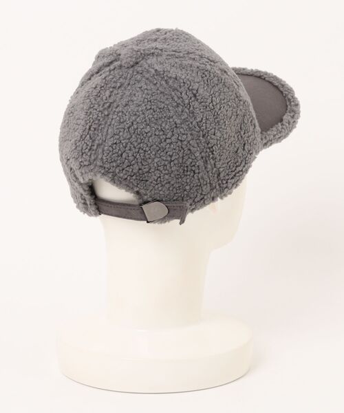 VIBGYOR（ヴィブジョー）の「pur chouchou/もこもこ ボア キャップ P4514（キャップ・レディース・ブラック/ブラウン/グレー・FREE）」の8枚目の写真