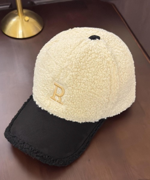 VIBGYOR（ヴィブジョー）の「pur chouchou/もこもこ ボア キャップ P4514（キャップ・レディース・ブラック/ブラウン/グレー・FREE）」の7枚目の写真