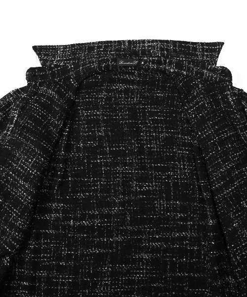 LUXSTYLE（ラグスタイル）の「ツイードシャツジャケット（その他アウター・メンズ・ホワイト/ブラック・L/M）」の17枚目の写真