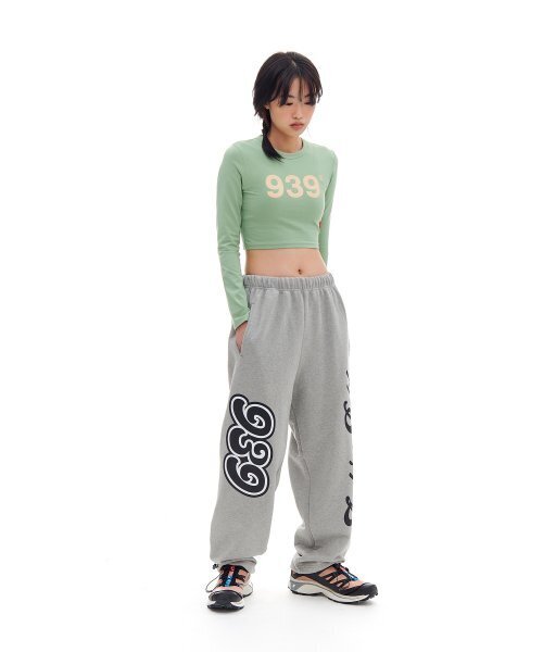 ARCHIVE BOLD(アーカイブボールド)の「939 LOGO CROP LONG SLEEVE (PALE SAGE)(Tシャツ/カットソー・レディース・その他・OS)」の5枚目の写真