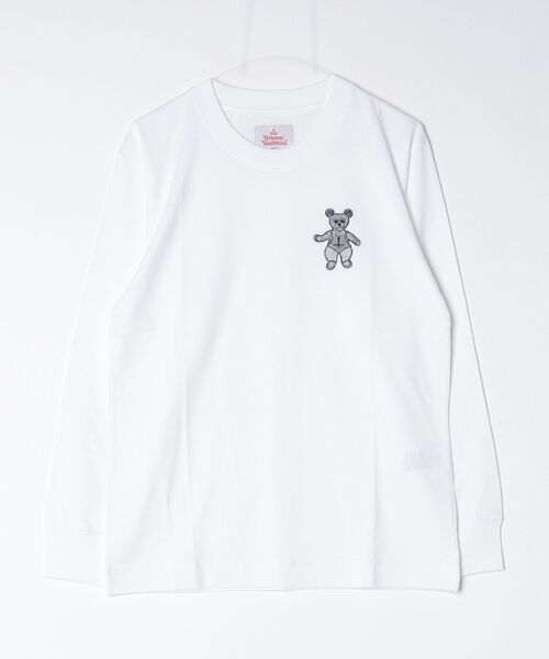 Vivienne Westwood MAN（ヴィヴィアンウエストウッドマン）の「LACE TEDDY LONG SLEEVE T-SHIRT（Tシャツ/カットソー・メンズ・ブラック/バーガンディー/ホワイト・M/L/S）」の2枚目の写真