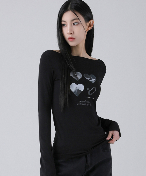 AVANDRESS(アバンドレス )の「Natalie Long Sleeve - 6COL(Tシャツ/カットソー・レディース・カーキ/チャコール/モカ/PINK/ホワイト・FREE)」の9枚目の写真