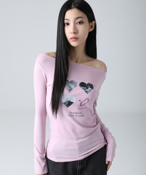 AVANDRESS(アバンドレス )の「Natalie Long Sleeve - 6COL(Tシャツ/カットソー・レディース・カーキ/チャコール/モカ/PINK/ホワイト・FREE)」の10枚目の写真