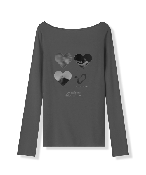 AVANDRESS(アバンドレス )の「Natalie Long Sleeve - 6COL(Tシャツ/カットソー・レディース・カーキ/チャコール/モカ/PINK/ホワイト・FREE)」の12枚目の写真
