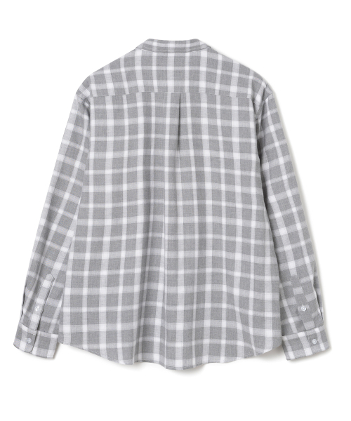 Millo Archive（ミロ アーカイブ）の「インフレートチェックシャツ[ライトグレー]（シャツ/ブラウス・メンズ・その他・MEDIUM/LARGE/X-LARGE）」の8枚目の写真