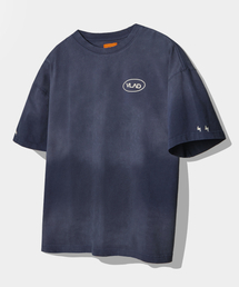 DIMITRI BLACK（ディミトリブラック）の「VLAD Small Logo Fade Washing Short Sleeve T-Shirt_Pigment Navy（Tシャツ/カットソー）」