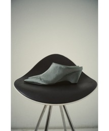 RIM.ARK（リムアーク）の「Pointed satin mule ポインテッドサテンミュール（パンプス）」