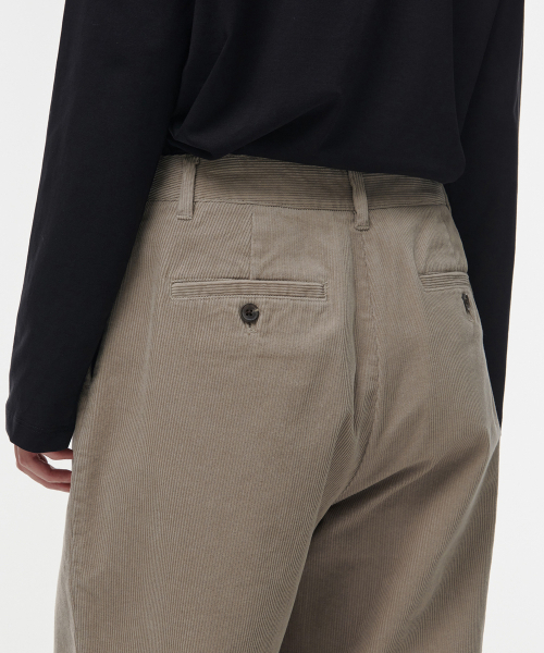 MUSINSA STANDARD WOMAN（ムシンサスタンダードウーマン）の「ウィメンズワイドコーデュロイパンツ[ライトベージュ]（その他パンツ・レディース・その他・30/24/25/26/27/28/29）」の6枚目の写真