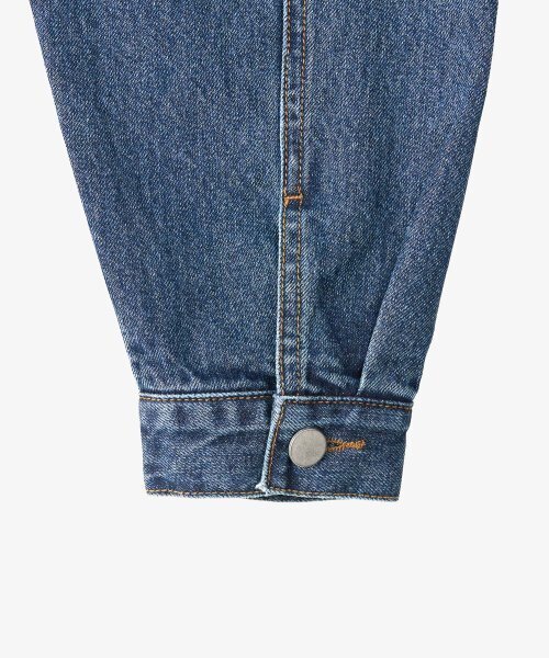 TOFFEE(トフィー)の「ウォッシュドデニムトラッカージャケット (MID BLUE)(デニムジャケット・メンズ・その他・MEDIUM/LARGE/X-LARGE)」の8枚目の写真