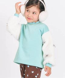 apres les cours | 【WEB限定】裏シャギーファーリボントレーナー_ジュニア対応(スウェット)