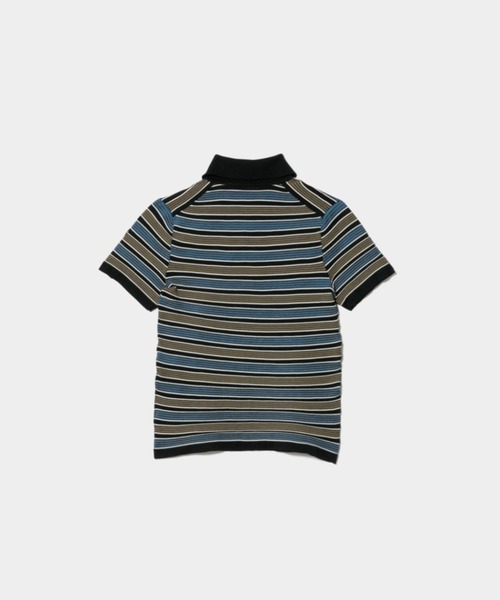 beautiful people（ビューティフルピープル）の「kids multi stripe   polo pullover（ニット/セーター・レディース・ブラック/ブラウン・SMALL）」の10枚目の写真