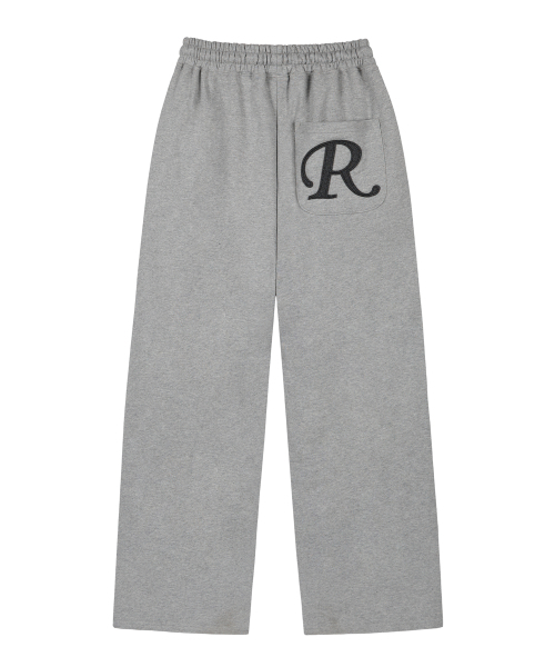 ROCKCAKE(ロックケーキ)の「アプリケ R ポケットジョガー - グレー(スウェットパンツ・レディース・その他・X-SMALL/XX-SMALL/SMALL)」の3枚目の写真