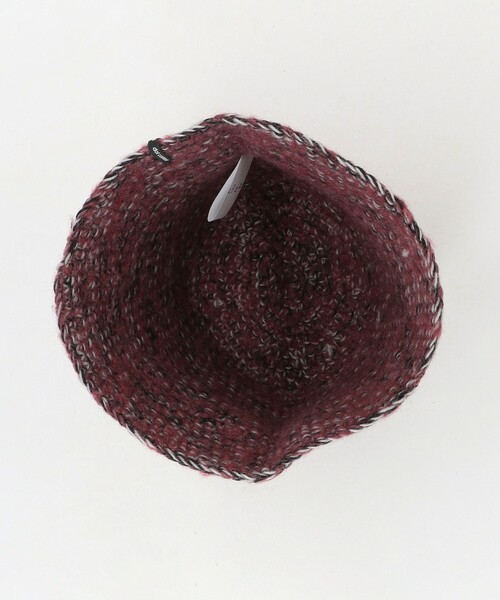 BAL（バル）の「＜BAL＞MIXED ハンド ニット バケット ハット（ハット・メンズ・ワイン/ブラック・FREE）」の7枚目の写真