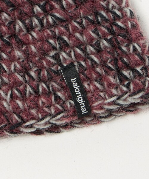 BAL（バル）の「＜BAL＞MIXED ハンド ニット バケット ハット（ハット・メンズ・ワイン/ブラック・FREE）」の9枚目の写真