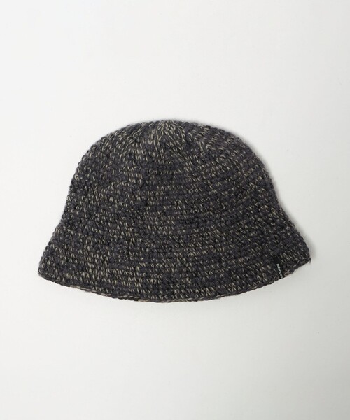 BAL（バル）の「＜BAL＞MIXED ハンド ニット バケット ハット（ハット・メンズ・ワイン/ブラック・FREE）」の14枚目の写真