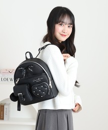 バックパック/リュック（ブラック/黒色系・ビジュー）ファッション通販