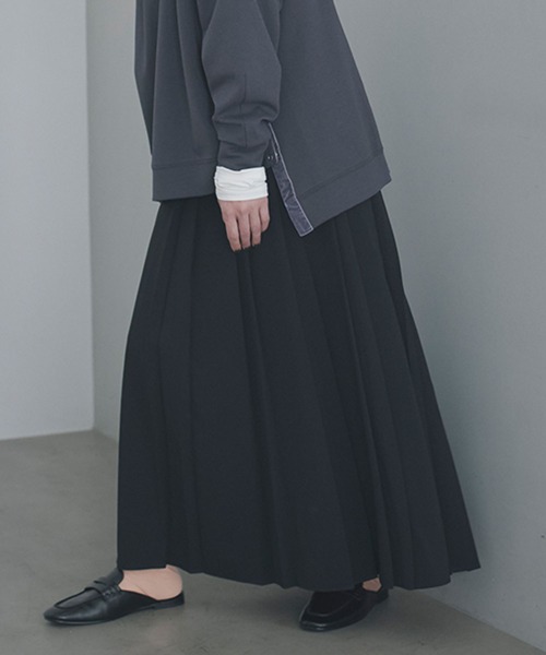 studio CLIP（スタディオクリップ）の「【daily CLIP】ランダムプリーツスカート（スカート・レディース・ブラック/ブラウン・FREE）」の4枚目の写真