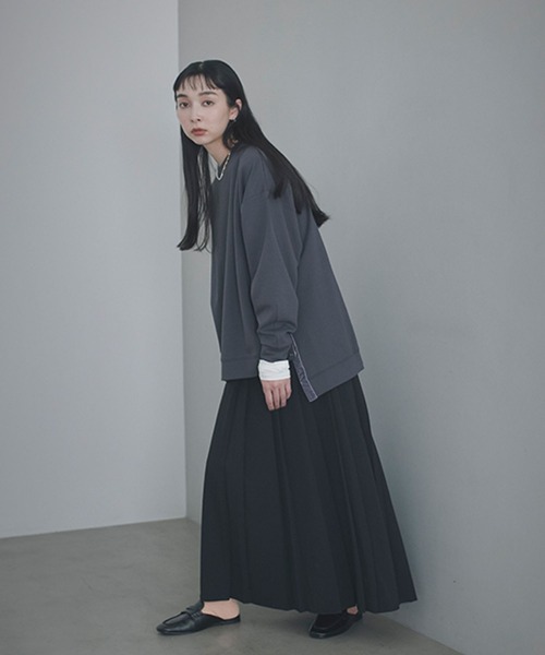 studio CLIP（スタディオクリップ）の「【daily CLIP】ランダムプリーツスカート（スカート・レディース・ブラック/ブラウン・FREE）」の5枚目の写真