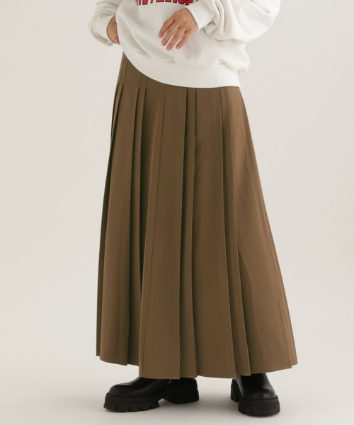 studio CLIP（スタディオクリップ）の「【daily CLIP】ランダムプリーツスカート（スカート・レディース・ブラック/ブラウン・FREE）」の13枚目の写真
