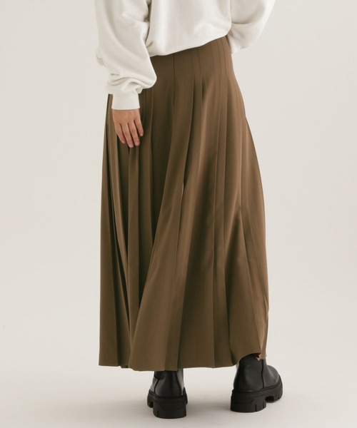 studio CLIP（スタディオクリップ）の「【daily CLIP】ランダムプリーツスカート（スカート・レディース・ブラック/ブラウン・FREE）」の15枚目の写真