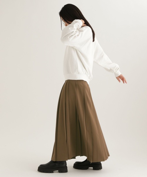 studio CLIP（スタディオクリップ）の「【daily CLIP】ランダムプリーツスカート（スカート・レディース・ブラック/ブラウン・FREE）」の16枚目の写真