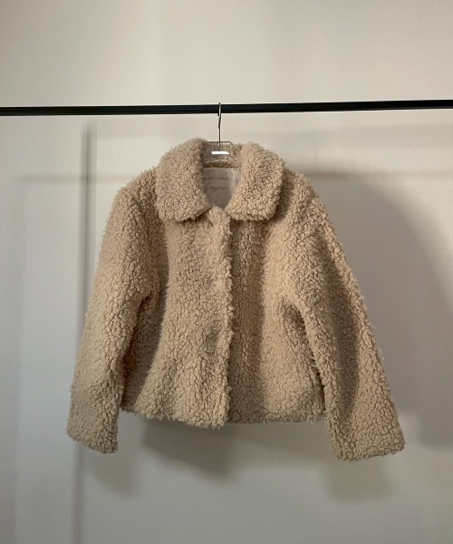 AMAIL(アマイル)の「Fuzzy Jacket(その他アウター・レディース・ベージュ/ブラウン・FREE)」の19枚目の写真