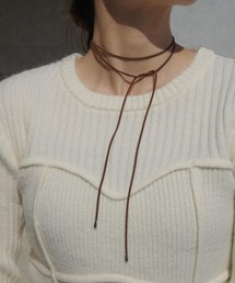 Freesia by andme（フリージアバイアンドミー）の「スエードコードチョーカー（チョーカー・レディース）」