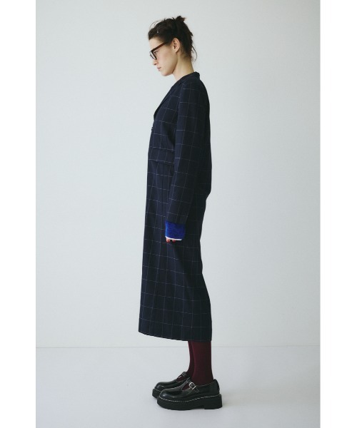 HeRIN.CYE(ヘリンドットサイ)の「Jacket like long dress ジャケットライクロングドレス(ワンピース・レディース・グレー系その他/ブルー系その他3・38/36)」の11枚目の写真