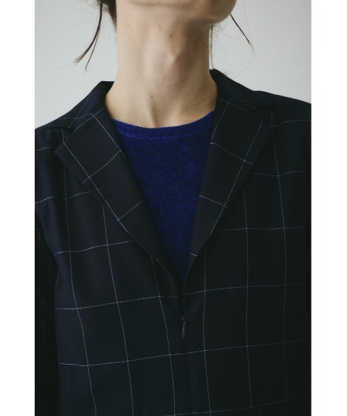 HeRIN.CYE(ヘリンドットサイ)の「Jacket like long dress ジャケットライクロングドレス(ワンピース・レディース・グレー系その他/ブルー系その他3・38/36)」の3枚目の写真