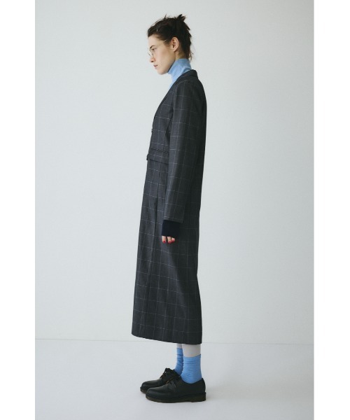 HeRIN.CYE(ヘリンドットサイ)の「Jacket like long dress ジャケットライクロングドレス(ワンピース・レディース・グレー系その他/ブルー系その他3・38/36)」の6枚目の写真