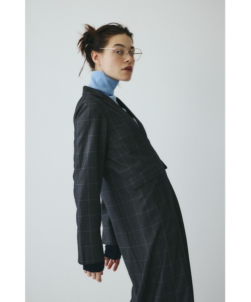 HeRIN.CYE(ヘリンドットサイ)の「Jacket like long dress ジャケットライクロングドレス(ワンピース・レディース・グレー系その他/ブルー系その他3・38/36)」の17枚目の写真