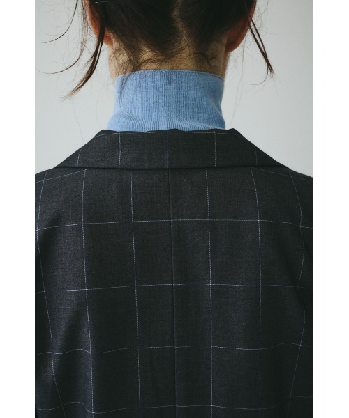 HeRIN.CYE(ヘリンドットサイ)の「Jacket like long dress ジャケットライクロングドレス(ワンピース・レディース・グレー系その他/ブルー系その他3・38/36)」の19枚目の写真