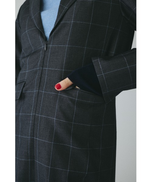 HeRIN.CYE(ヘリンドットサイ)の「Jacket like long dress ジャケットライクロングドレス(ワンピース・レディース・グレー系その他/ブルー系その他3・38/36)」の15枚目の写真