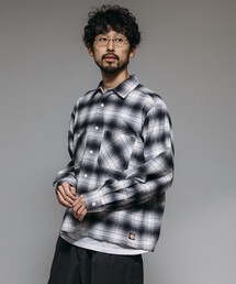 RED KAP | RED KAP/レッドキャップ 別注 フランネル クロップド ロングスリーブ ワークチェックシャツ(シャツ/ブラウス)