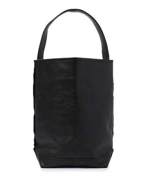 TEMBEA ブラックレザートートバッグ TEMBEA ブラック レザートートバッグ