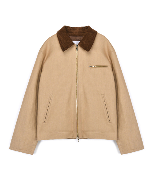 セール】WORK JACKET SLUB COTTON BEIGE（その他アウター