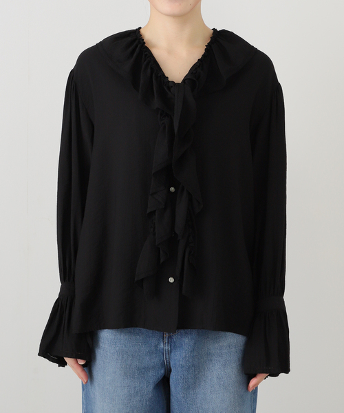 ラッフルブラウス（シャツ/ブラウス）｜SLOBE IENA（スローブイエナ