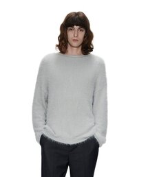 THE BALLON（ザバロン）の「HAIRY BOATNECK KNIT-GRAY（ニット/セーター）」